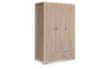 Hamilton 3 Door Combination Wardrobe